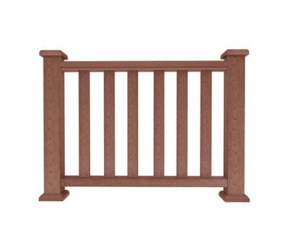 Ограждение из ДПК А1 терракот от производителя Dortmax по цене 9 870 р Ограждение из ДПК А1 терракот от производителя Dortmax по цене 9 870 р