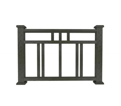 Ограждение из ДПК Г1 черный от производителя Dortmax по цене 11 130 р Ограждение из ДПК Г1 черный от производителя Dortmax по цене 11 130 р