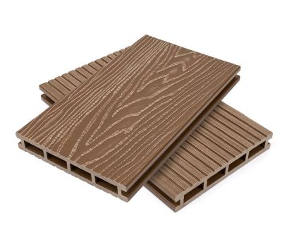 Террасная доска пустотелая ДПК  Орех от производителя  NanoWood по цене 490 р