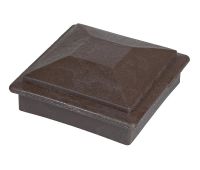 Крышка верхняя ПВХ для столба 125х125 Венге Крышка верхняя ПВХ для столба 125х125 Венге