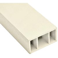 Брус из ДПК WOOD Слоновая кость