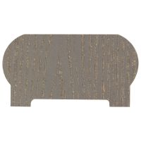 Заглушка торцевая для перил ДПК 95х50 Графит