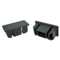 Заглушка торцевая из алюминия для перил Графит