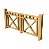 Декоративные ограждения ДПК "Виктория", Песчаник, шлифованное