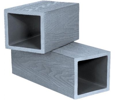 Столб 3D фактура дерева Серый от производителя  Polivan Group по цене 2 655 р