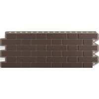 Фасадные панели (цокольный сайдинг) Кирпич клинкерный Коричневый Фасадные панели (цокольный сайдинг) Кирпич клинкерный Коричневый