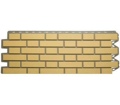 Фасадные панели (цокольный сайдинг) Кирпич клинкерный Желтый от производителя Альта-профиль по цене 632 р Фасадные панели (цокольный сайдинг) Кирпич клинкерный Желтый от производителя Альта-профиль по цене 632 р