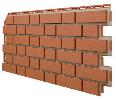 Фасадные панели (Цокольный Сайдинг) VOX Solid, Clinker, Terracota от производителя Vox по цене 720 р Фасадные панели (Цокольный Сайдинг) VOX Solid, Clinker, Terracota от производителя Vox по цене 720 р