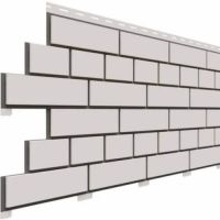 Цокольный сайдинг коллекция Кирпич - Белый Цокольный сайдинг коллекция Кирпич - Белый