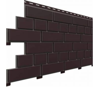 Цокольный сайдинг коллекция Кирпич - Коричневый от производителя Доломит по цене 575 р Цокольный сайдинг коллекция Кирпич - Коричневый от производителя Доломит по цене 575 р