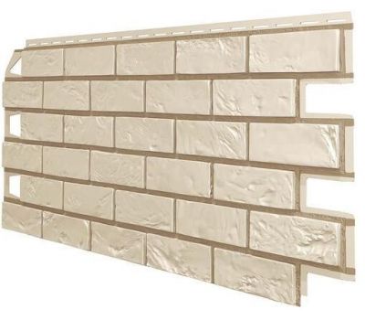 Фасадные панели (цокольный сайдинг) Оптима Кирпич Слоновая Кость от производителя ТЕХНОНИКОЛЬ по цене 590 р Фасадные панели (цокольный сайдинг) Оптима Кирпич Слоновая Кость от производителя ТЕХНОНИКОЛЬ по цене 590 р