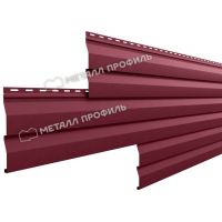 Металлический сайдинг МП СК-14х226 (ПЭ-01-3005-0.5) Красное вино Металлический сайдинг МП СК-14х226 (ПЭ-01-3005-0.5) Красное вино