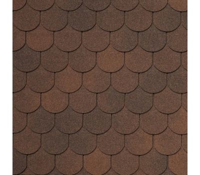 Гибкая черепица ASSISI marrone 434 от производителя  Tegola по цене 948 р