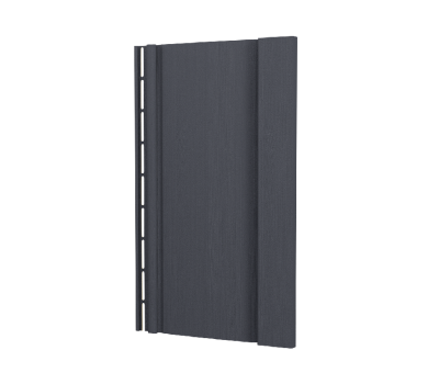 Сайдинг Вертикальный Вертикальный S7, Графит от производителя  Docke по цене 293 р