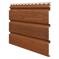 Софиты ламинированные с центральной перфорацией, Дуб Золотой Софиты ламинированные с центральной перфорацией, Дуб Золотой