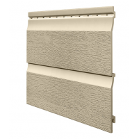 Виниловый сайдинг панель двойная Kerrafront T-Rex - Sand Виниловый сайдинг панель двойная Kerrafront T-Rex - Sand