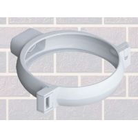 Хомут трубы Белый Хомут трубы Белый