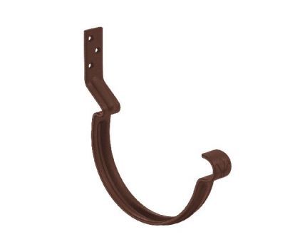 Крюк крепления желоба короткий RAL 8017 Коричневый matt 125/90 от производителя  Aquasystem по цене 657 р