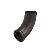 Отвод трубы декорированный RR 32 Тёмно-коричневый matt 150/100