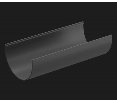 Желоб водосточный 3 м Premium ПВХ Графит от производителя  Docke по цене 635 р