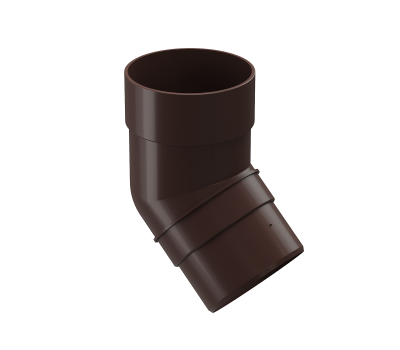 Колено 45˚ Premium ПВХ Шоколад от производителя  Docke по цене 279 р