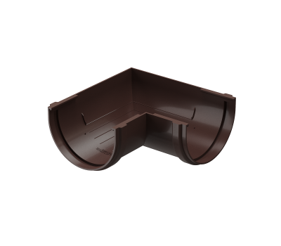 Угол желоба универсал 90˚ Premium ПВХ Шоколад от производителя  Docke по цене 386 р